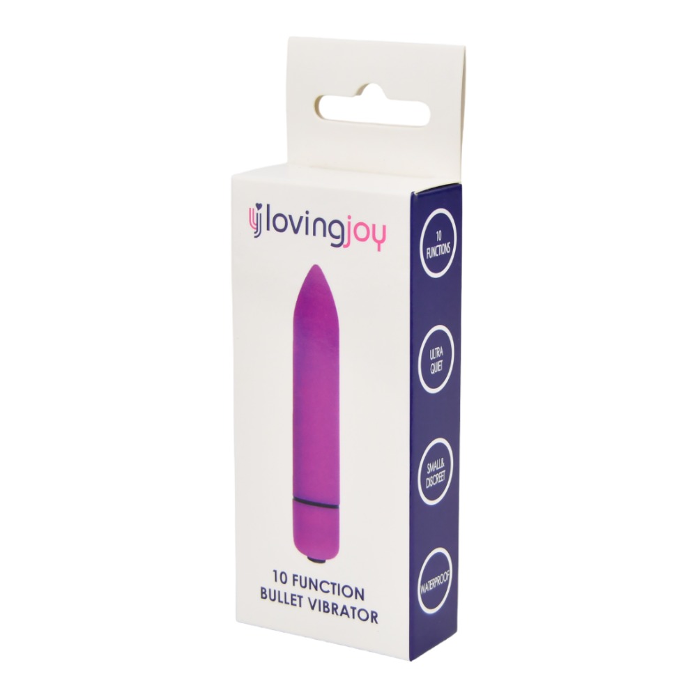 Loving Joy 10 Function Purple Bullet Vibrator - Image 5