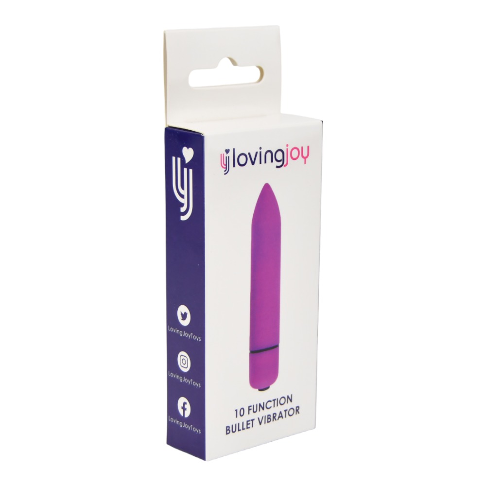 Loving Joy 10 Function Purple Bullet Vibrator - Image 6