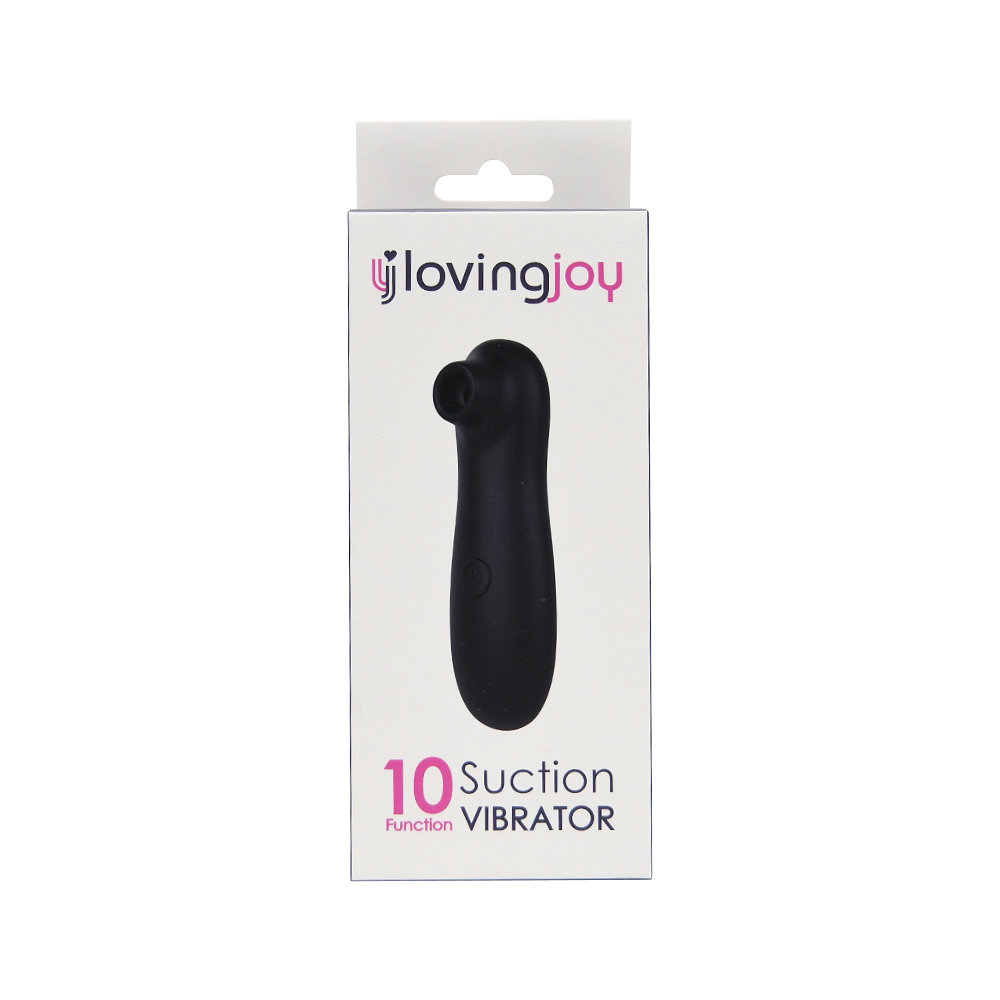 Loving Joy 10 Function Clitoral Suction Vibrator Black - Image 4
