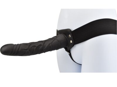 Loving Joy 9 Inch Hollow Strap On Black