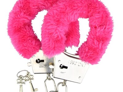 Loving Joy Furry Handcuffs Pink
