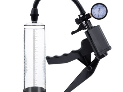 Rev-Pump Gauge Pistol Grip Penis Pump