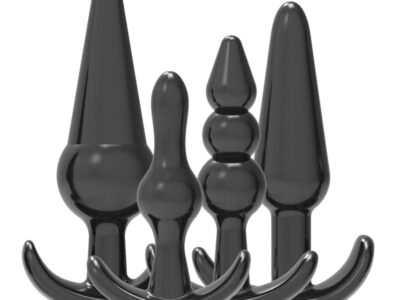Loving Joy Butt Plug Training Kit Black