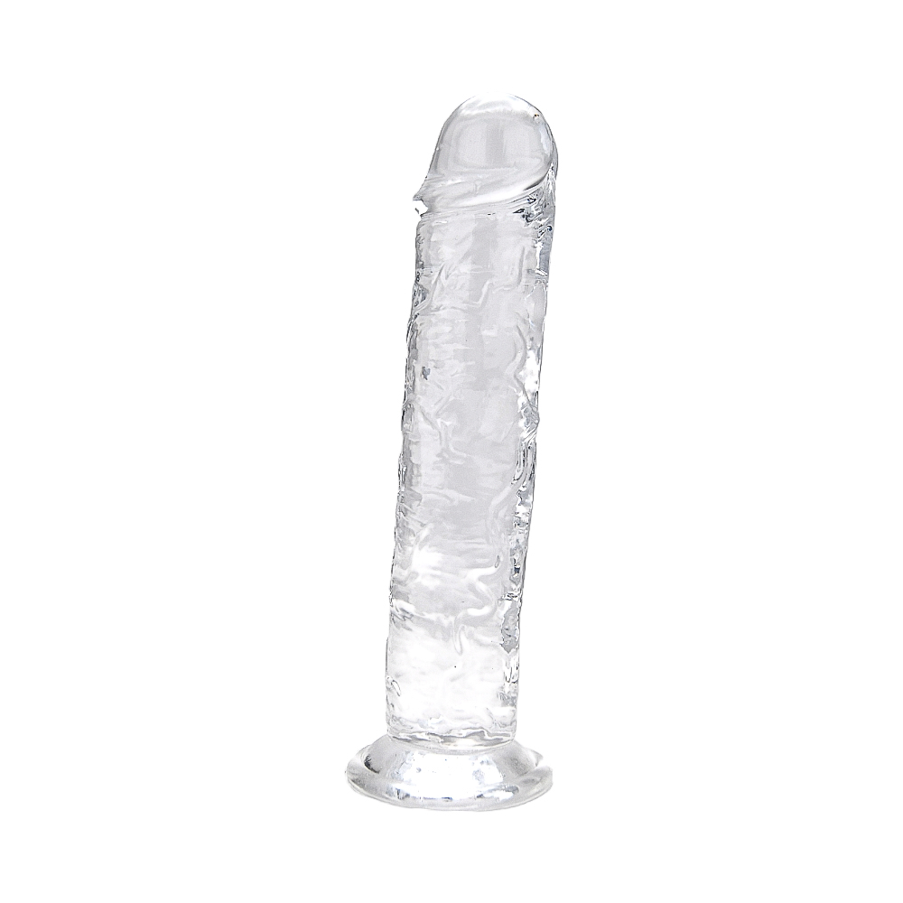 Loving Joy 7.5 Inch Suction Cup Dildo Clear - Image 4