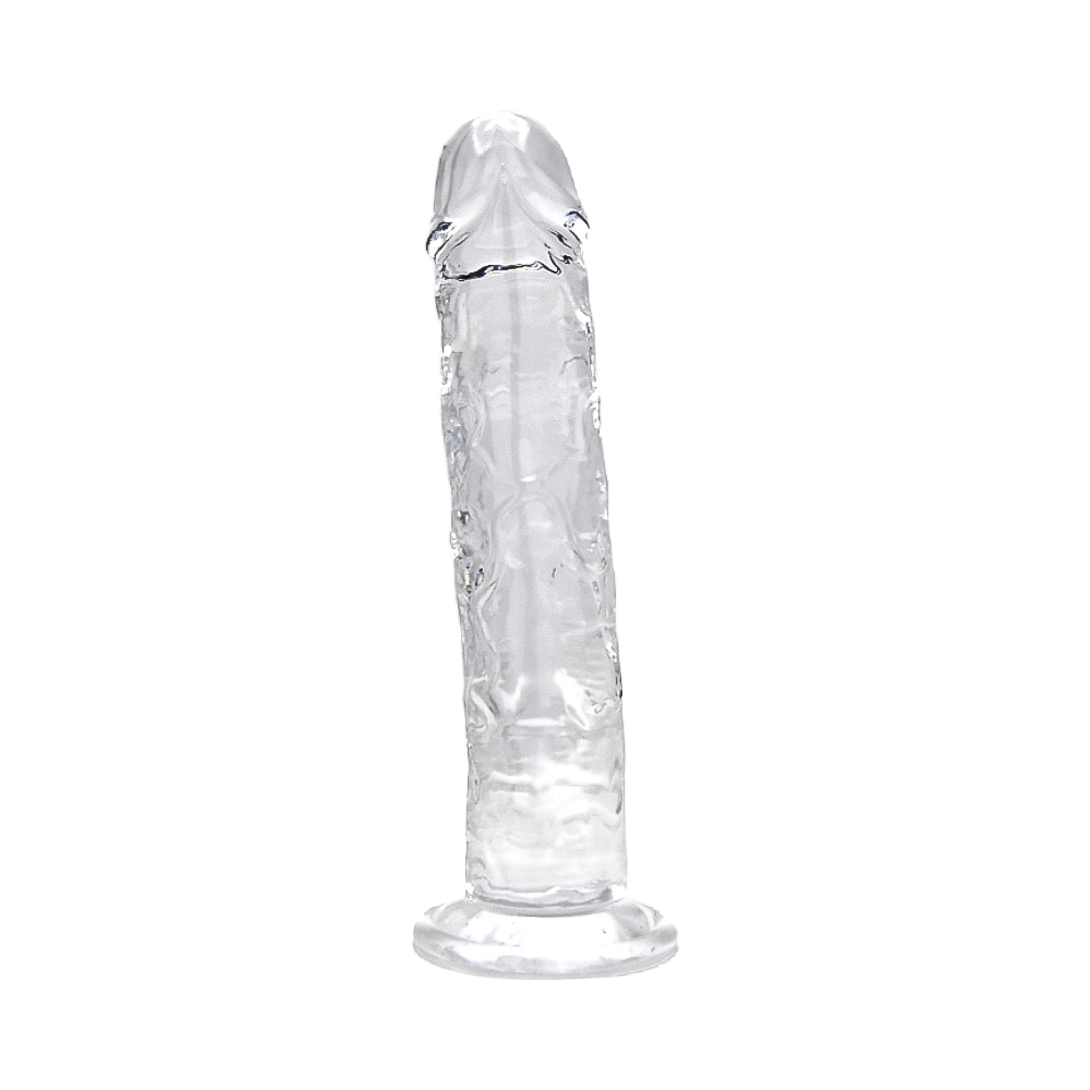 Loving Joy 9.5 Inch Suction Cup Dildo Clear - Image 3