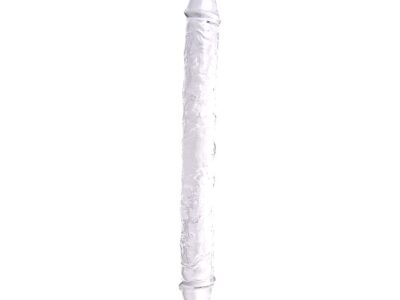 Loving Joy 15 Inch Double Ended Dildo Clear Loving Joy 15 Inch Double Ended Dildo Clear