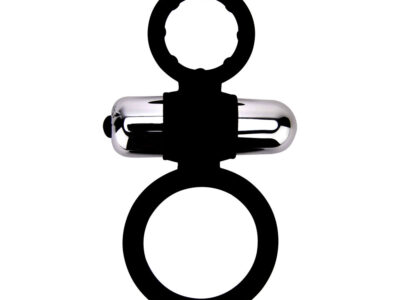 Loving Joy Silicone Vibrating Cock and Ball Ring