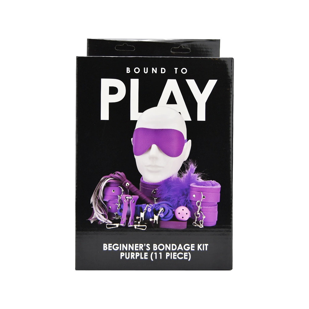 Bound to Play Bondage Kit Purple (11 Piece) - Image 13