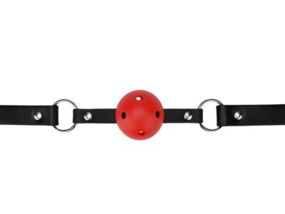Bound to Play Breathable Ball Gag Red Bound to Play Breathable Ball Gag Red