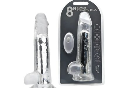 Loving Joy 8 Inch Remote Vibrating Dildo