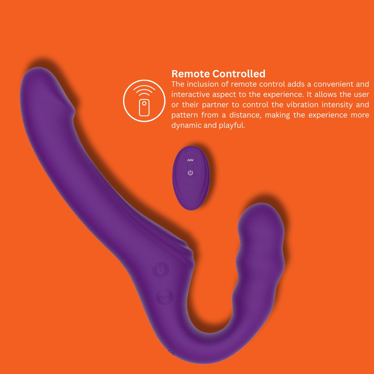 Mina Echo Remote Vibrating Strapless Strap On - Image 11