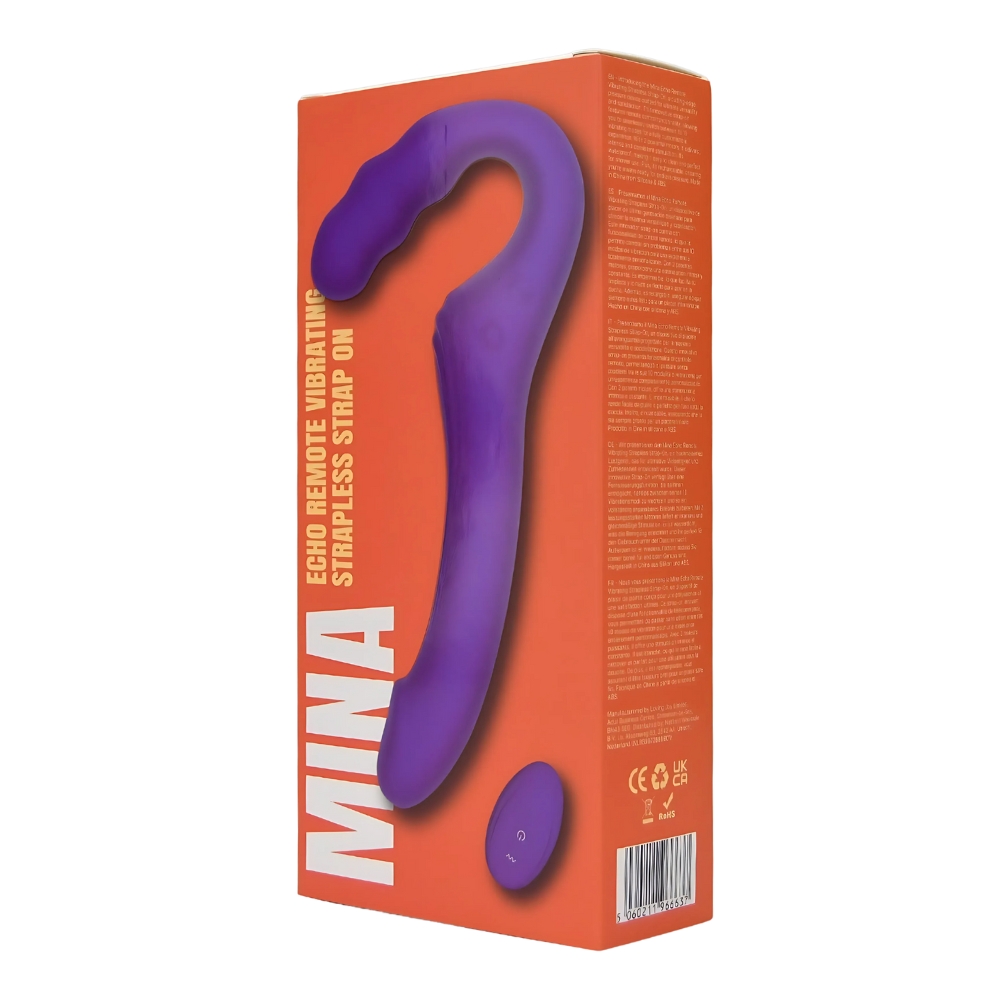 Mina Echo Remote Vibrating Strapless Strap On - Image 15