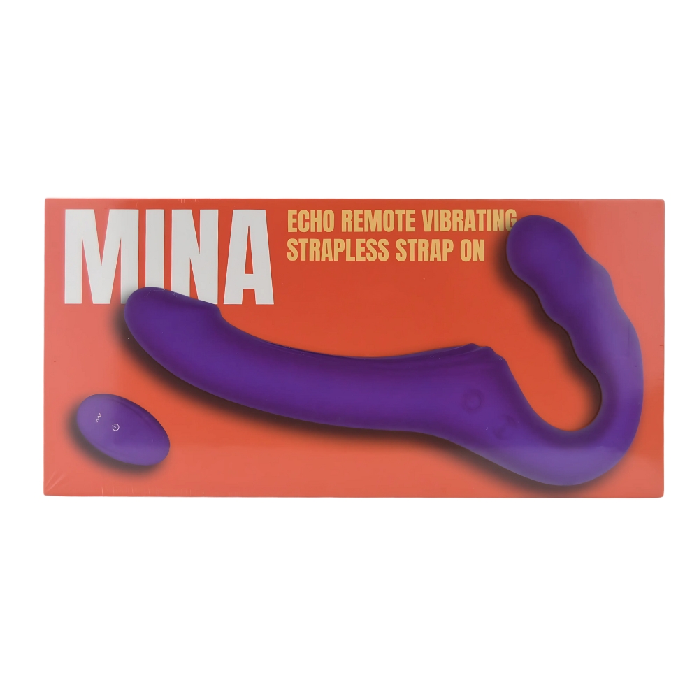 Mina Echo Remote Vibrating Strapless Strap On - Image 13
