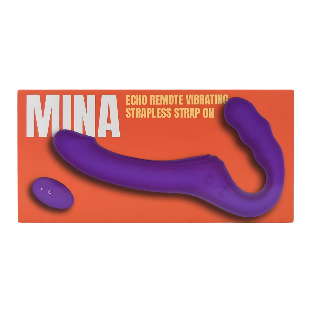 Mina Echo Remote Vibrating Strapless Strap On - Image 18