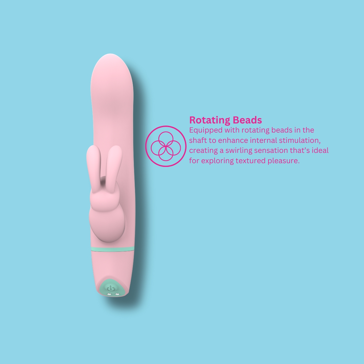 Mina Ripple Vibrating & Rotating Rabbit Vibrator - Image 7