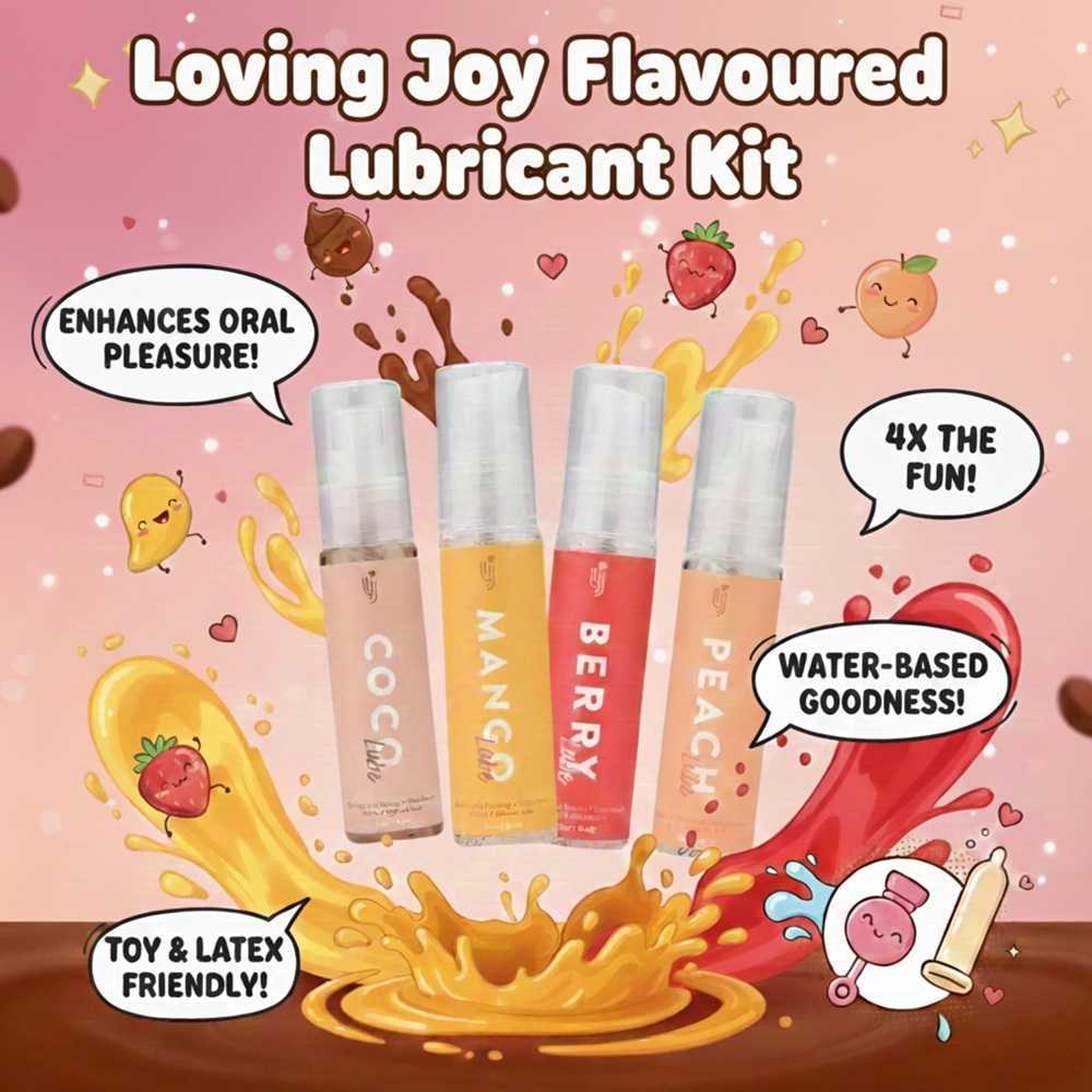 Loving Joy Flavoured Lubricant Set (4 Pack) - Image 6