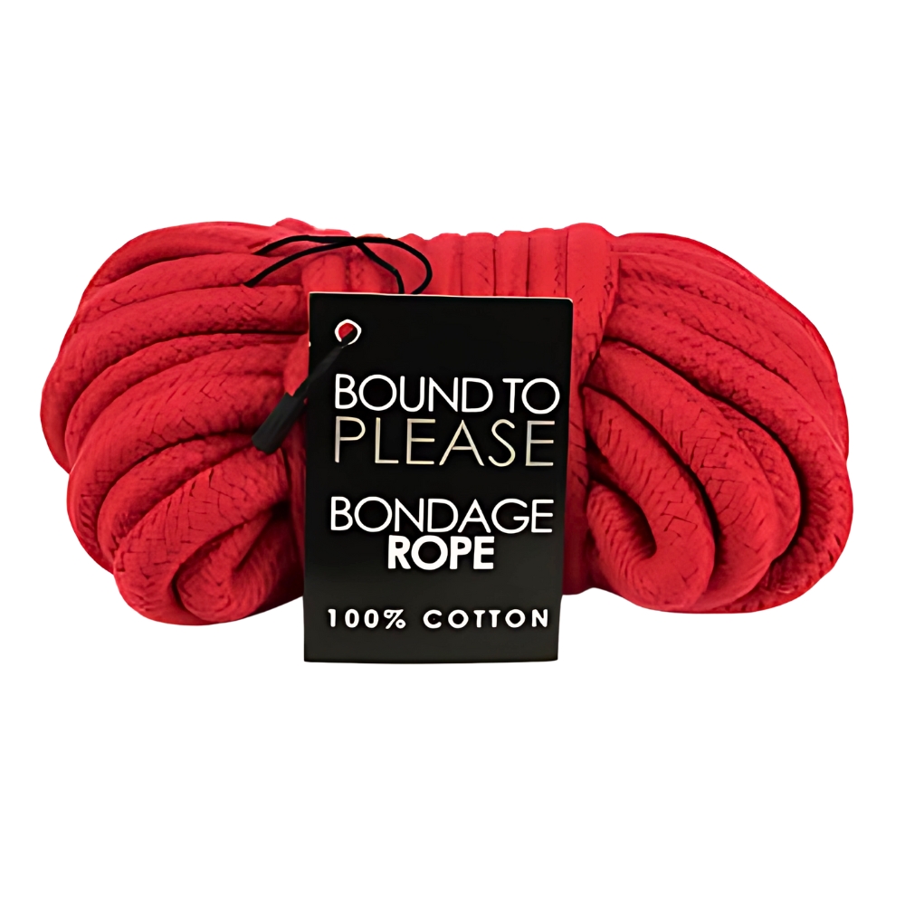 Bound to Please Bondage Rope Red - Image 2