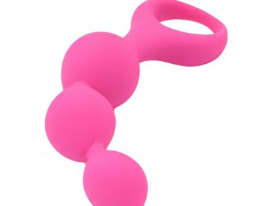 Loving Joy Triple Ripple Anal Beads-Pink Loving Joy Triple Ripple Anal Beads-Pink
