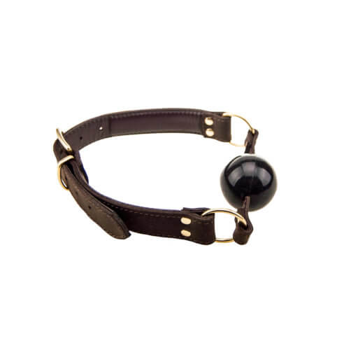 BOUND Nubuck Leather Solid Ball Gag - Image 2