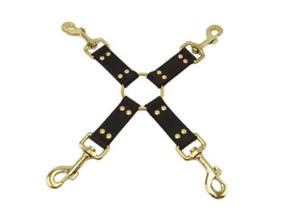 BOUND Nubuck Leather 4 Way Hog Tie BOUND Nubuck Leather 4 Way Hog Tie