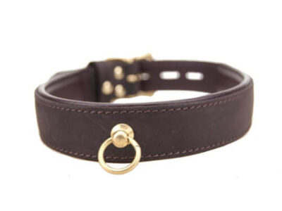 BOUND Nubuck Leather Choker with ‘O’ Ring