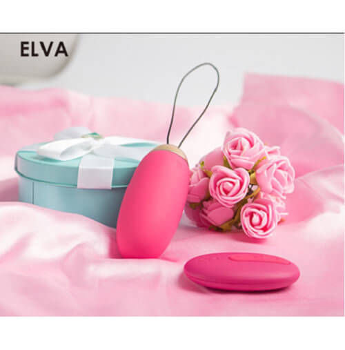 Svakom Elva Remote Control Vibrating Bullet - Red - Image 15