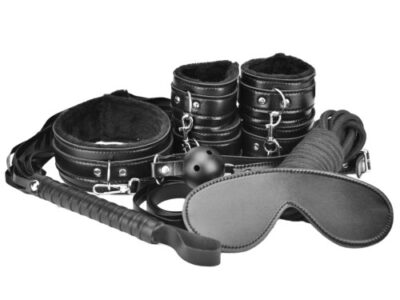 Loving Joy Beginner’s Bondage Kit Black (8 Piece) Loving Joy Beginner’s Bondage Kit Black (8 Piece)