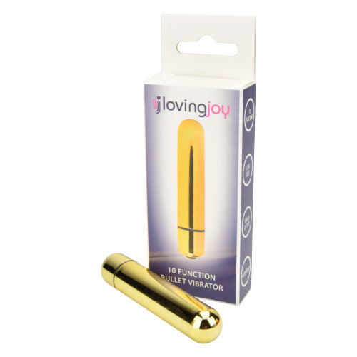 Loving Joy 10 Function Gold Bullet Vibrator - Image 4