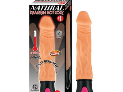 Realistic Warming 7 inch Vibrating Dildo Vanilla Realistic Warming 7 inch Vibrating Dildo Vanilla