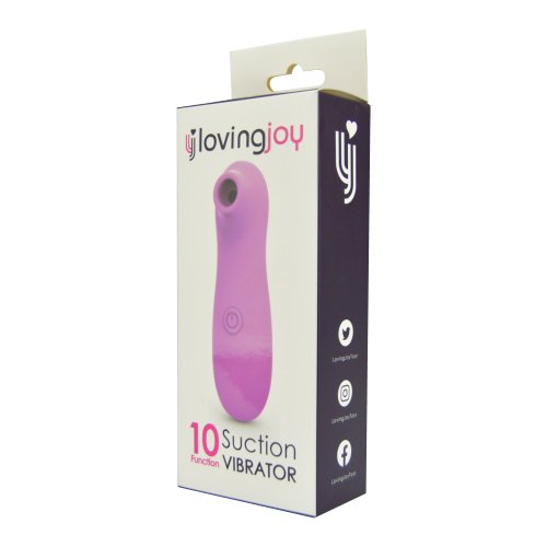 Loving Joy 10 Function Clitoral Suction Vibrator Pink - Image 8