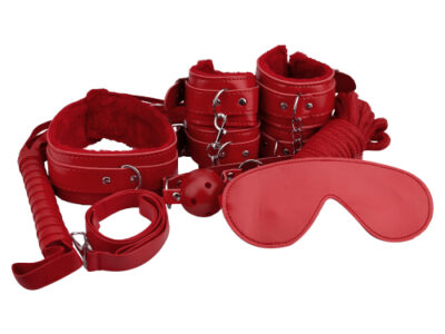 Loving Joy Beginner’s Bondage Kit Red (8 Piece)