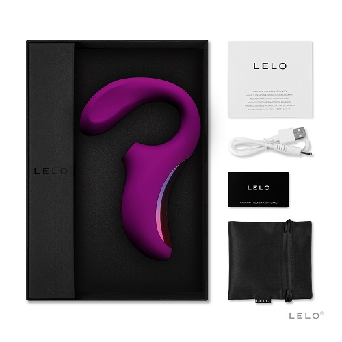 LELO Enigma Dual Stimulation Sonic Massager Deep Rose - Image 3