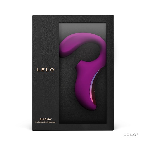 LELO Enigma Dual Stimulation Sonic Massager Deep Rose - Image 4