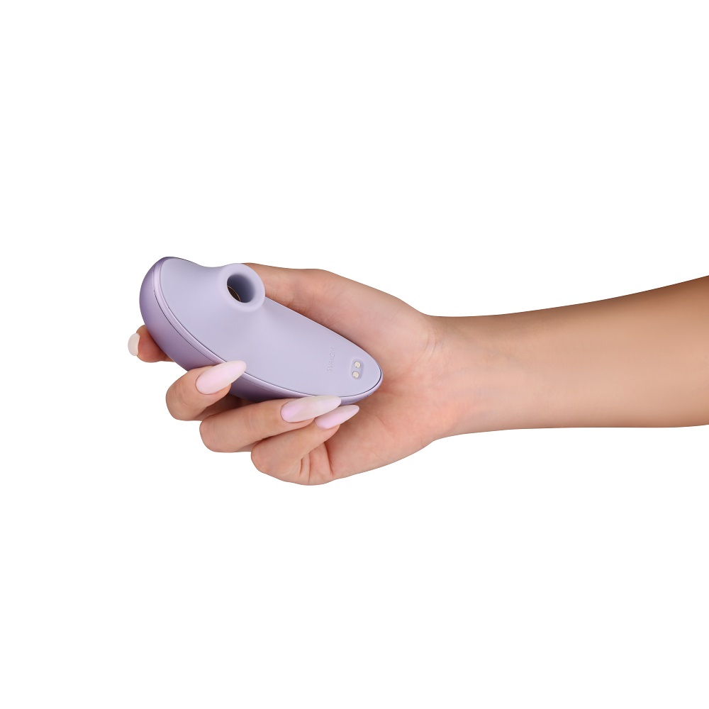 Svakom Galaxie Suction Vibrator with Mood Projector Metallic Lilac - Image 10