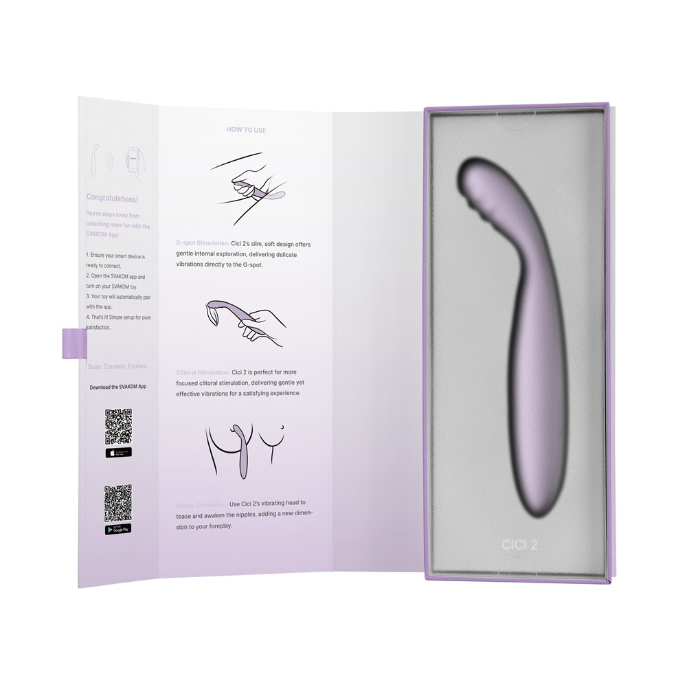 Svakom Cici 2 Flexible Head Slim Vibrator - Image 13