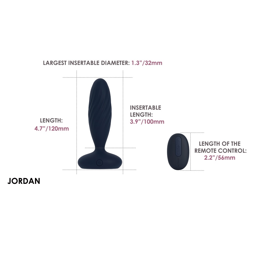 Svakom Jordan App-Controlled Thrusting Anal Vibrator - Image 12