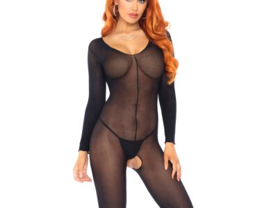 Leg Avenue Sheer Long Sleeves Bodystocking