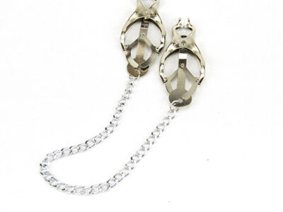 Bound to Please Squeezer Teaser Clover Nipple Clamps with Chain Bound to Please Squeezer Teaser Clover Nipple Clamps with Chain