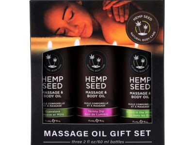 Earthly Body Massage Oil Gift Set Box Earthly Body Massage Oil Gift Set Box