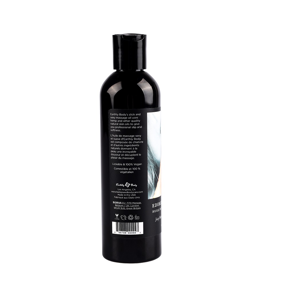 Earthly Body Edible Massage Oil - Strawberry - Image 6