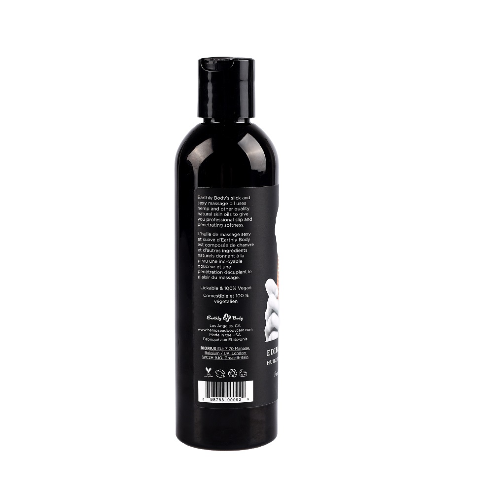 Earthly Body Edible Massage Oil - Strawberry - Image 9