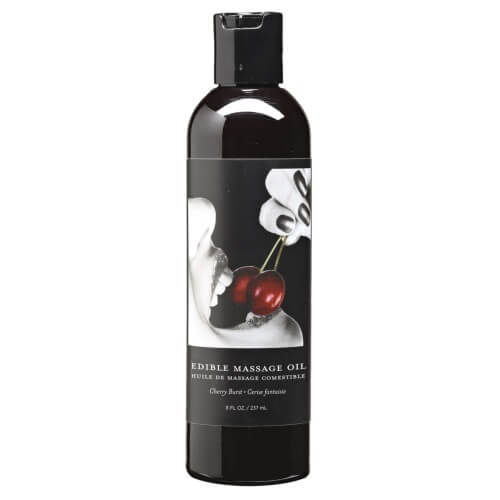 Earthly Body Edible Massage Oil - Strawberry - Image 4