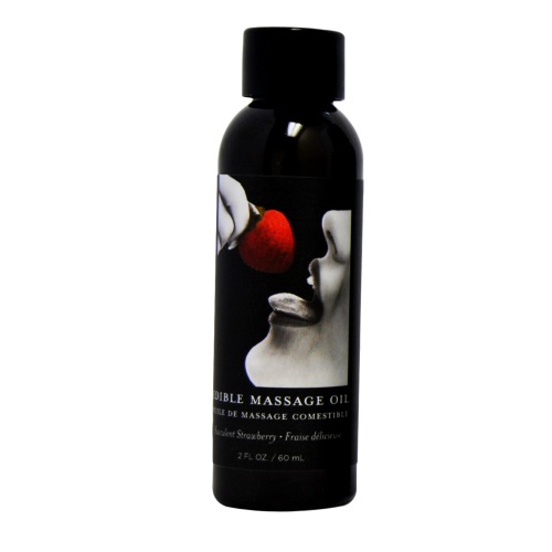 Earthly Body Edible Massage Oil 2oz - Mango - Image 4