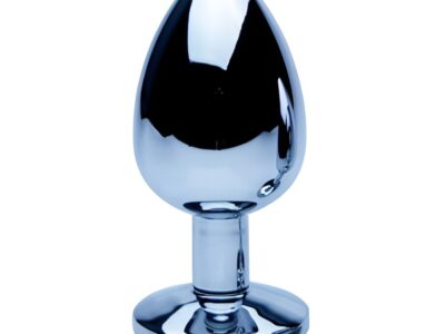 Precious Metals Silver Butt Plug-Large Precious Metals Silver Butt Plug-Large