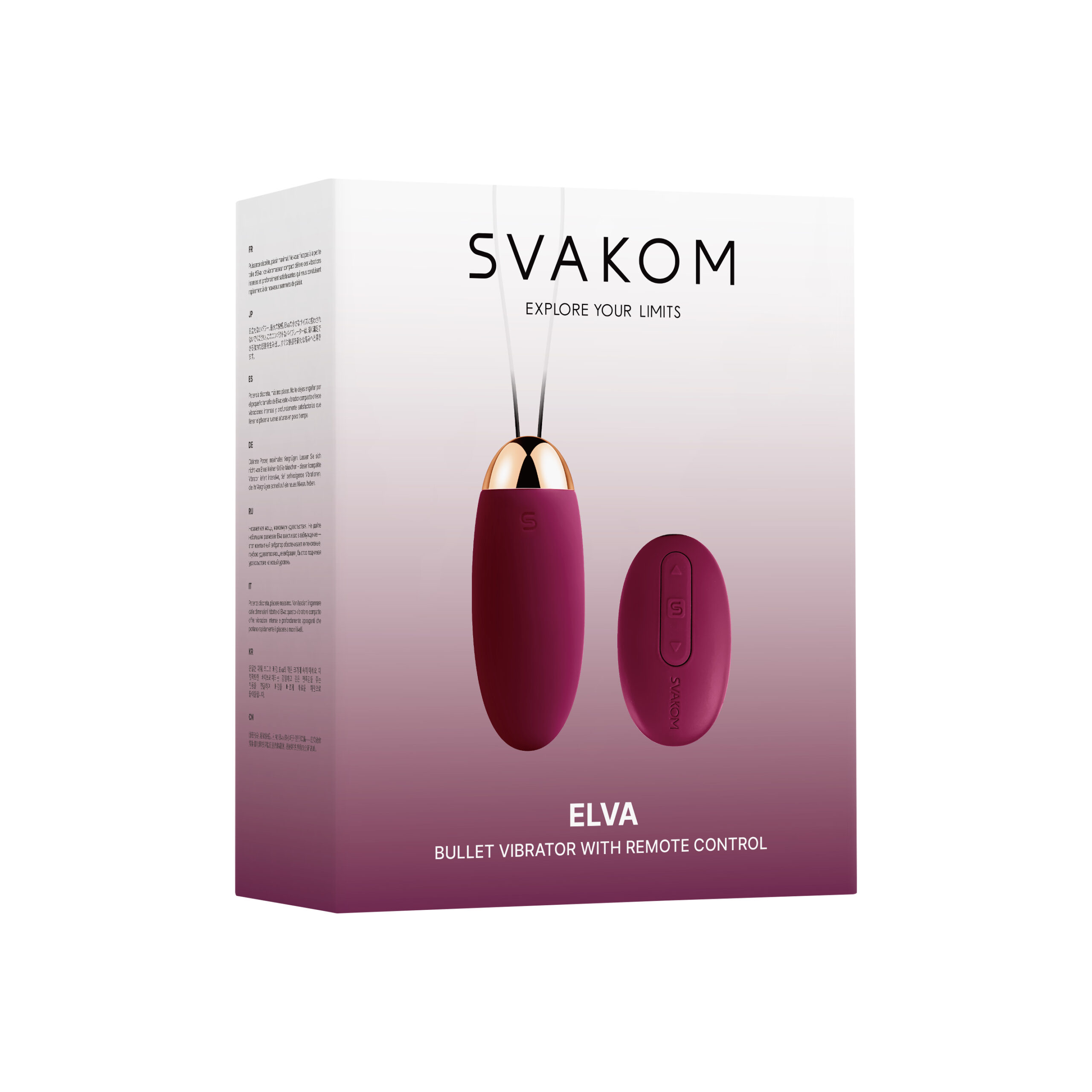 Svakom Elva Remote Control Vibrating Bullet - Red - Image 16