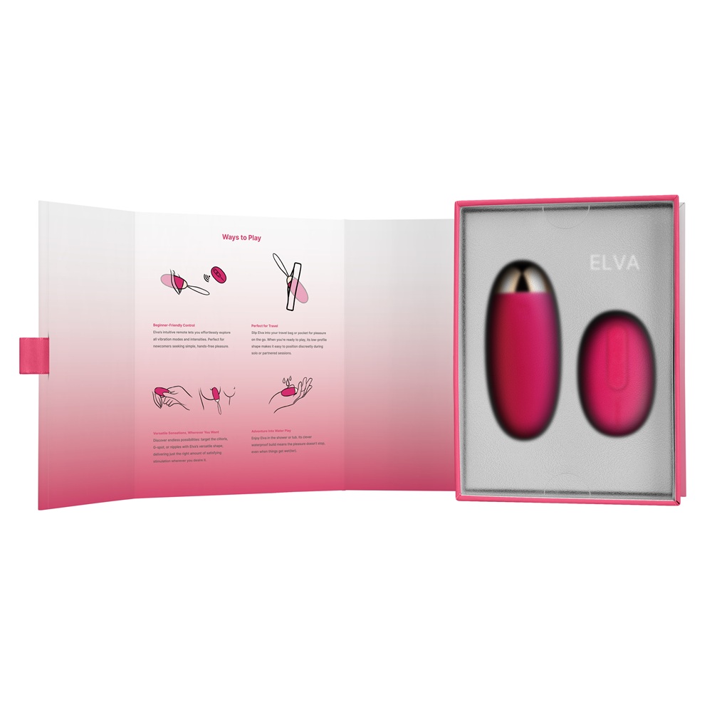 Svakom Elva Remote Control Vibrating Bullet - Red - Image 21